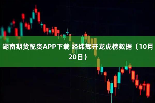 湖南期货配资APP下载 经纬辉开龙虎榜数据（10月20日）