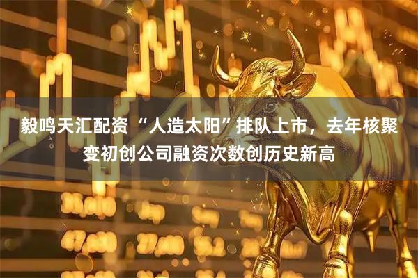 毅鸣天汇配资 “人造太阳”排队上市，去年核聚变初创公司融资次数创历史新高